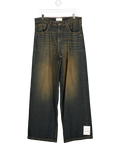 ASOS Blue Washed Wide Fit Jeans W34