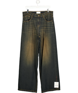 ASOS Blue Washed Wide Fit Jeans W34
