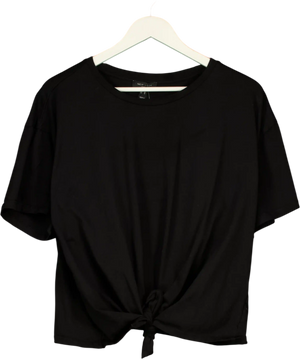 New Look Black Knotted Top UK 22