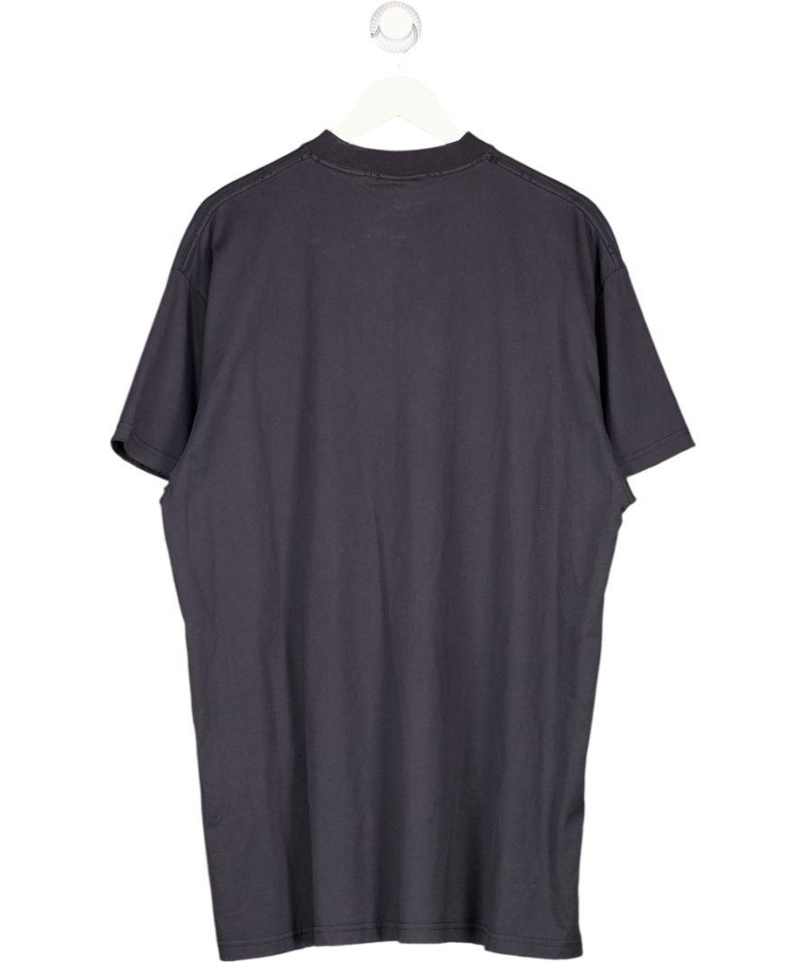 Balenciaga Grey 'be Kind' Oversized Tee UK L