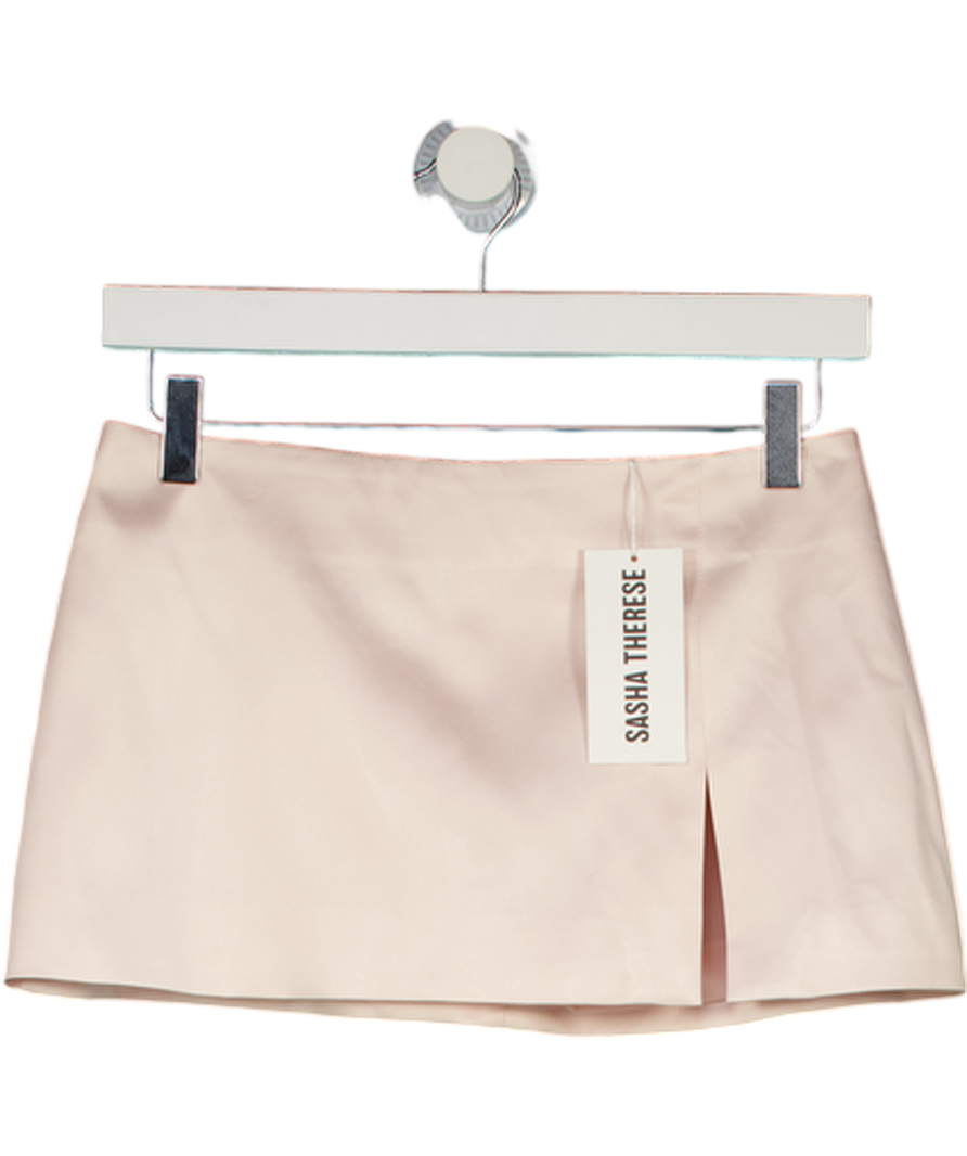 SASHA THERESE Estelle Micro Mini Skirt Pink UK XS