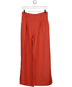 Phase Eight Rust Brown Lottie Linen Rich Trousers UK 10