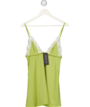 White Fox Far Off Places Mini Dress Matcha Green UK S