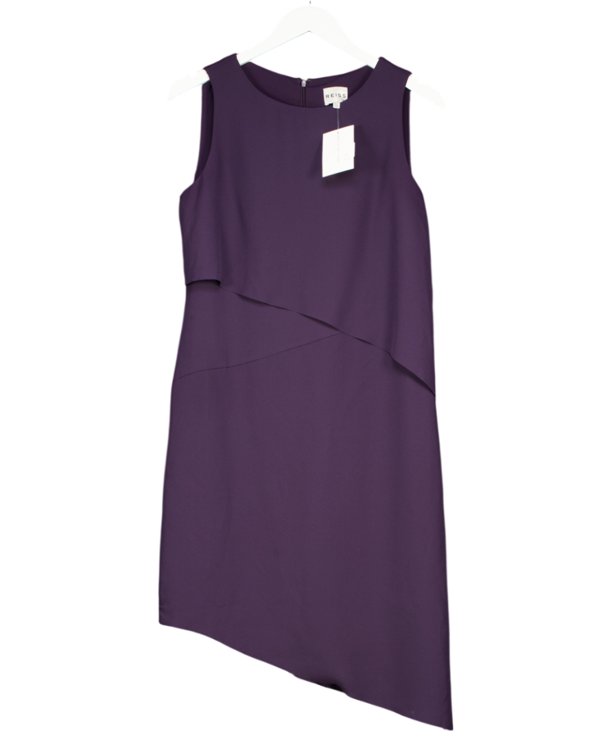 REISS Deep Amethyst Purple Aya Dress UK 10