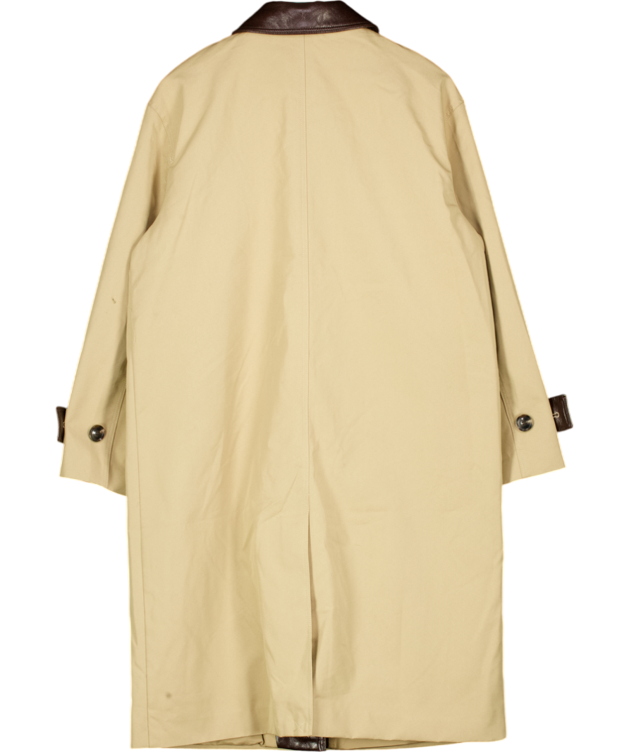H&M Beige Twill Car Coat UK M