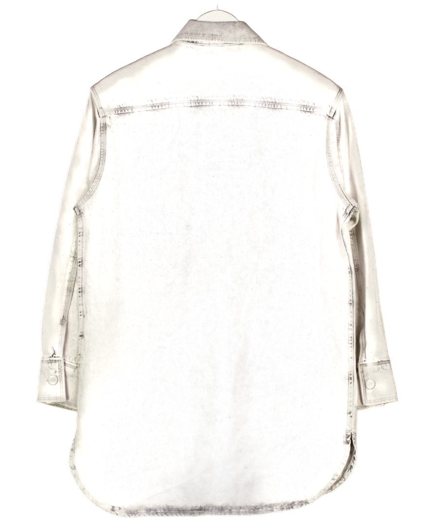 All Saints Blue Faye Denim Sparkle Dress UK S