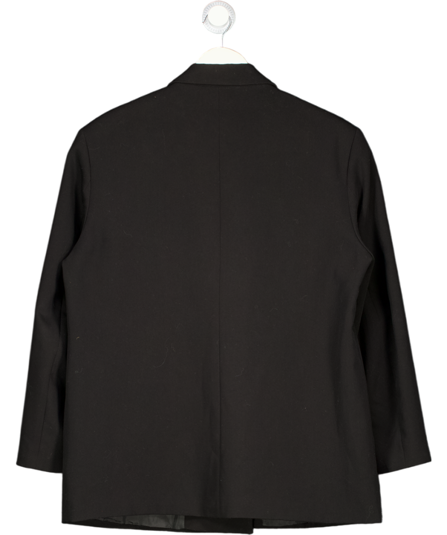 ZARA Black Double Breasted Blazer UK L