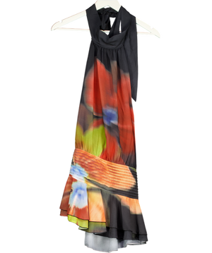 Peppermayo Multicoloured Willow Chiffon Mini Dress - Moody Floral UK 10