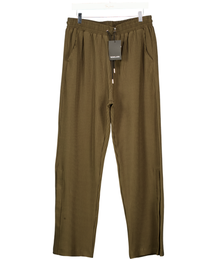Benklark Green Comfy Knitted Trousers UK M