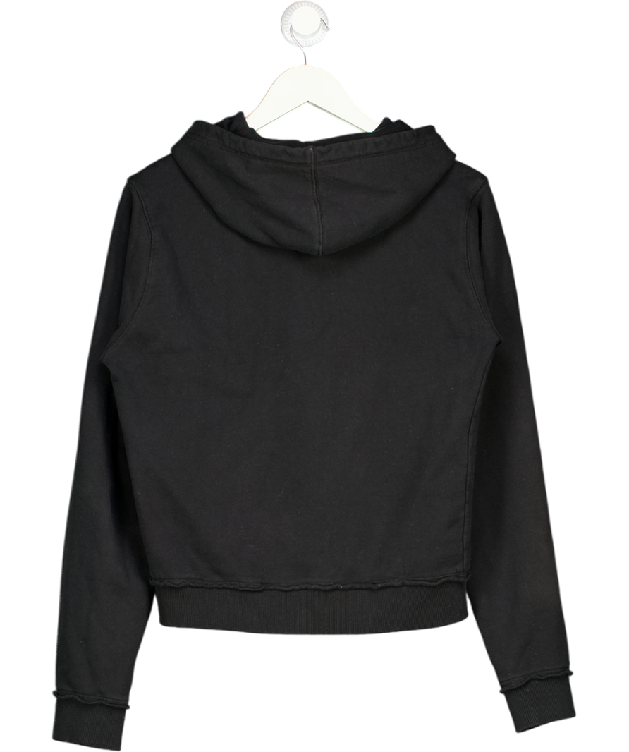 Black Full Zip Hoodie UK S