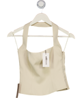 Oddmuse Cream Halter Top - Oat UK XS