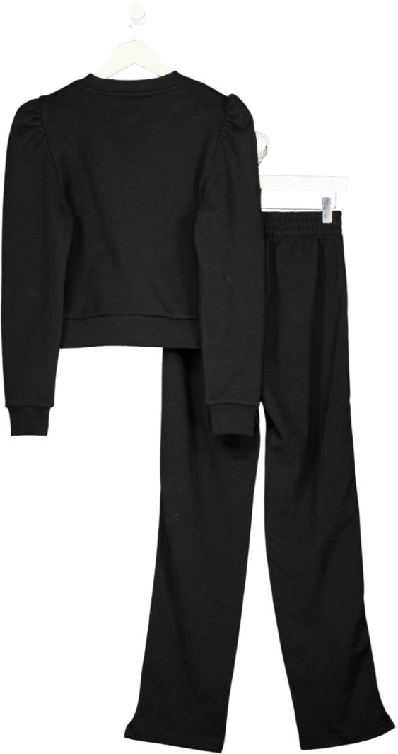 SOSOPHIE LONDON 2-piece Black Cloud Sweatshirt & Relaxed Jogger Set UK XS