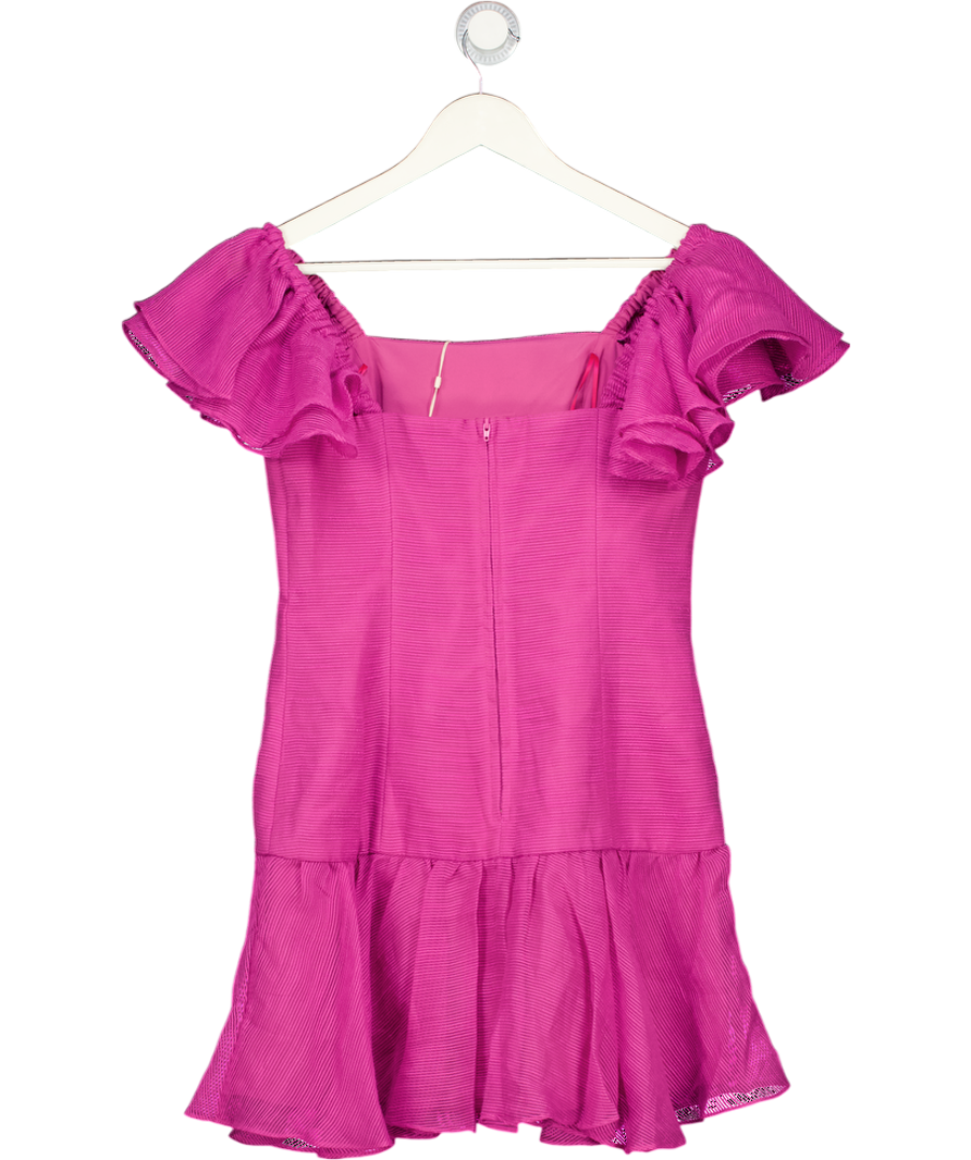 KEEPSAKE The Label Pink Only Love Mini Dress UK M