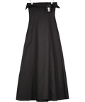 MANGO Black Bandeau Maxi Dress UK XS
