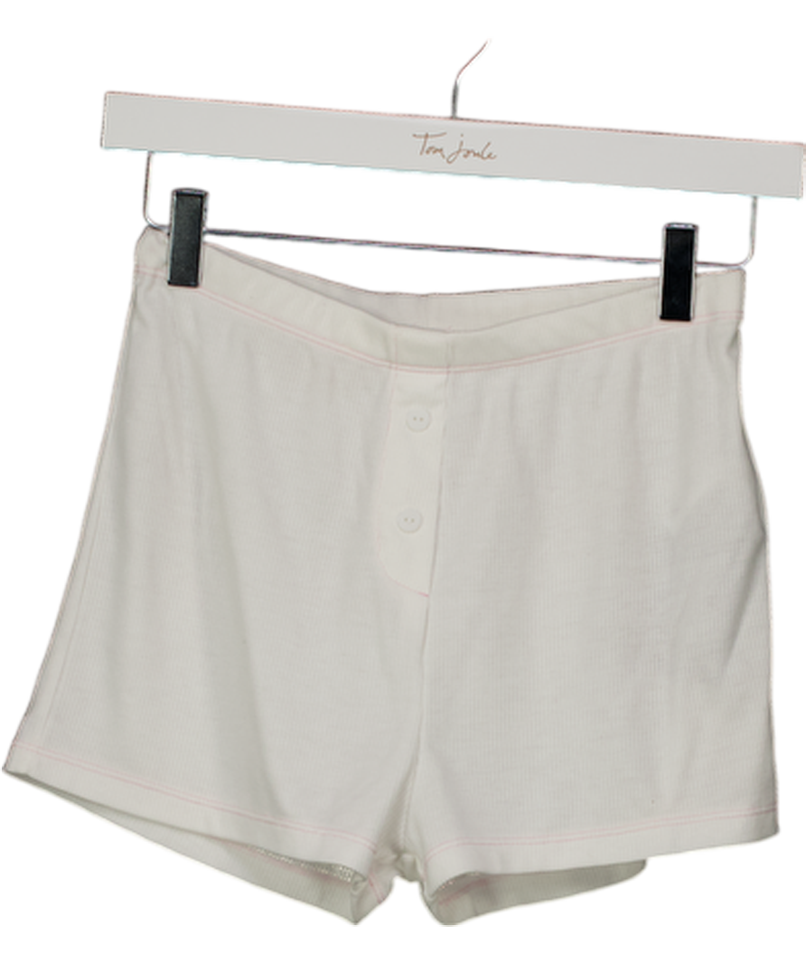 ASOS White Soft Pyjamas Short UK S