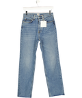 TOTEME Vintage Blue Wash Classic Cut Slim Straight Leg Jeans W25