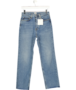 TOTEME Vintage Blue Wash Classic Cut Slim Straight Leg Jeans W25