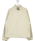 Uniqlo Beige Fleece 1/4 Zip  Top UK L