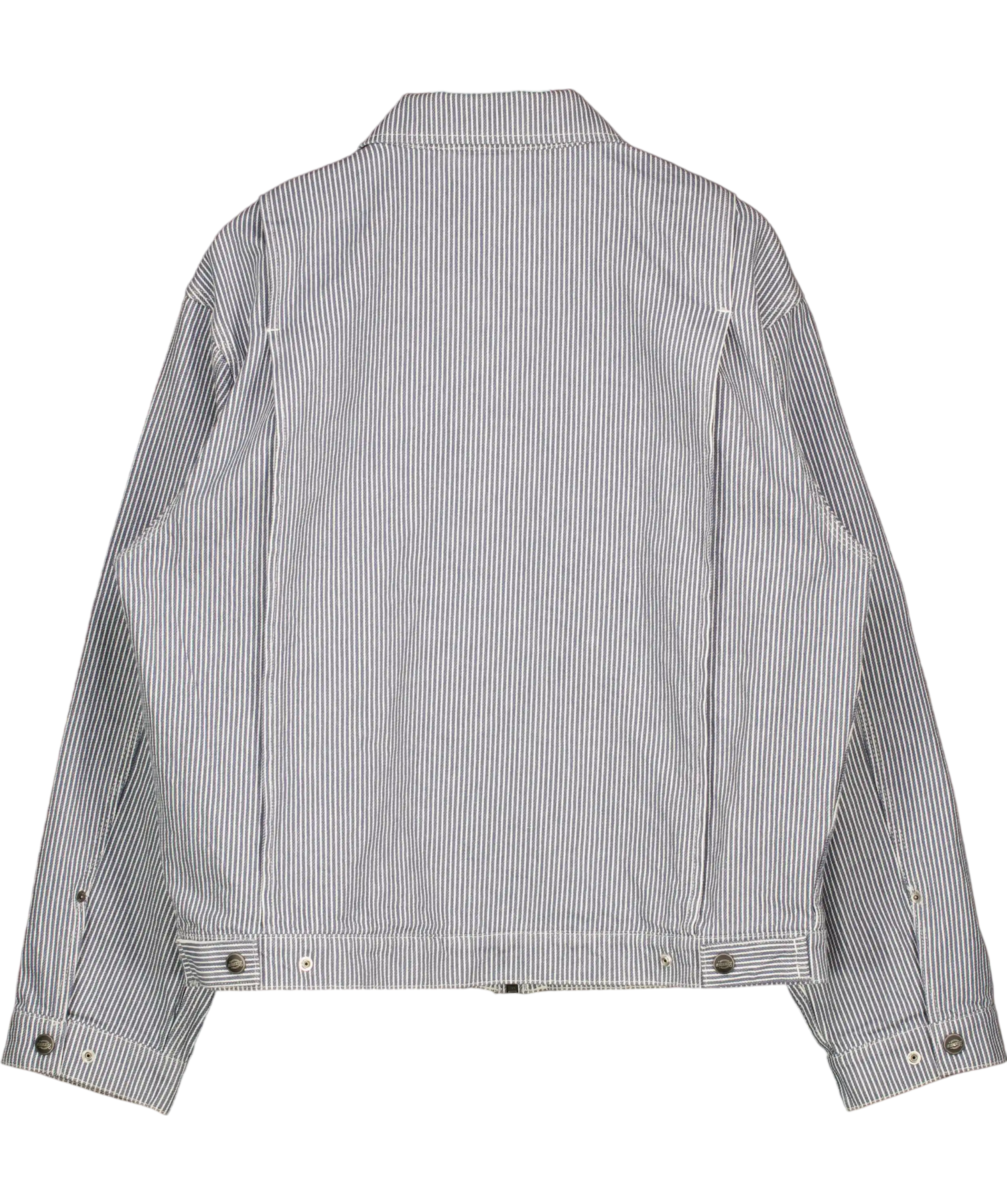 Dickies Blue Hickory Long Sleeve Work Shirt UK L