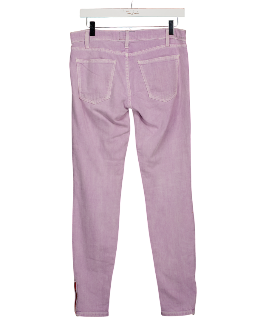 Current/Elliott Purple The Ankle Skinny Zip Jeans W27