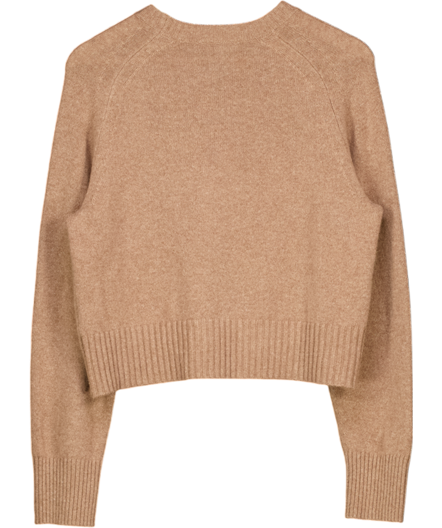 EVERLANE Beige Cashmere Crew Neck Jumper UK S