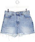 COTTON ON Blue Mid-blue Denim Shorts UK 10