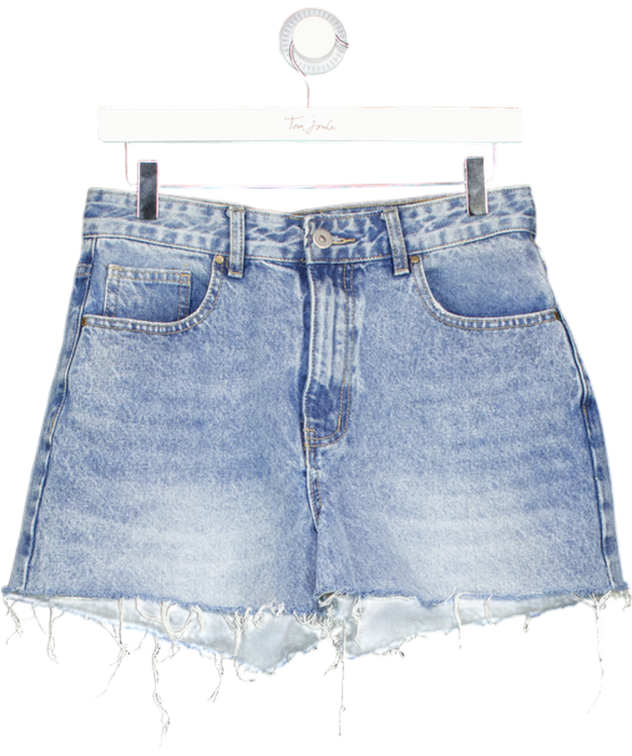 COTTON ON Blue Mid-blue Denim Shorts UK 10