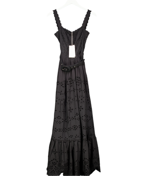 hemant & nandita Black Adya Maxi Dress UK XS
