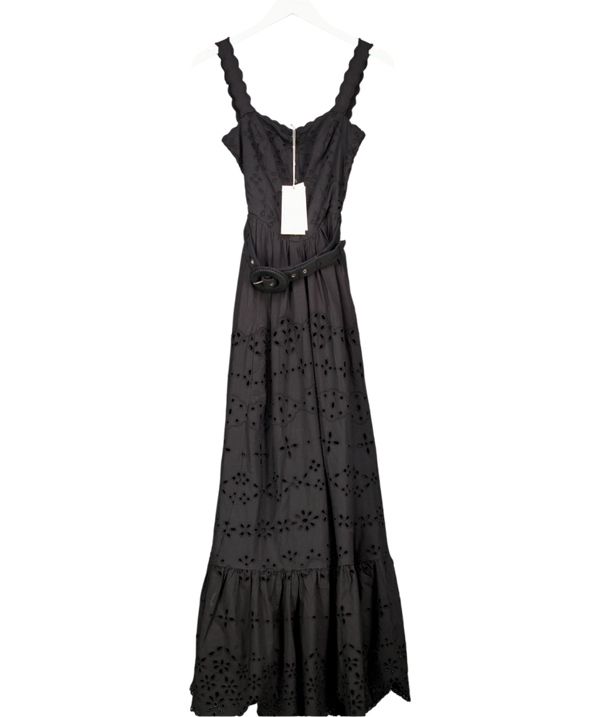 hemant & nandita Black Adya Maxi Dress UK XS