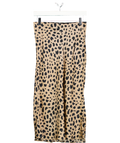 REALISATION Beige Leopard Silk Slip Skirt UK S/M