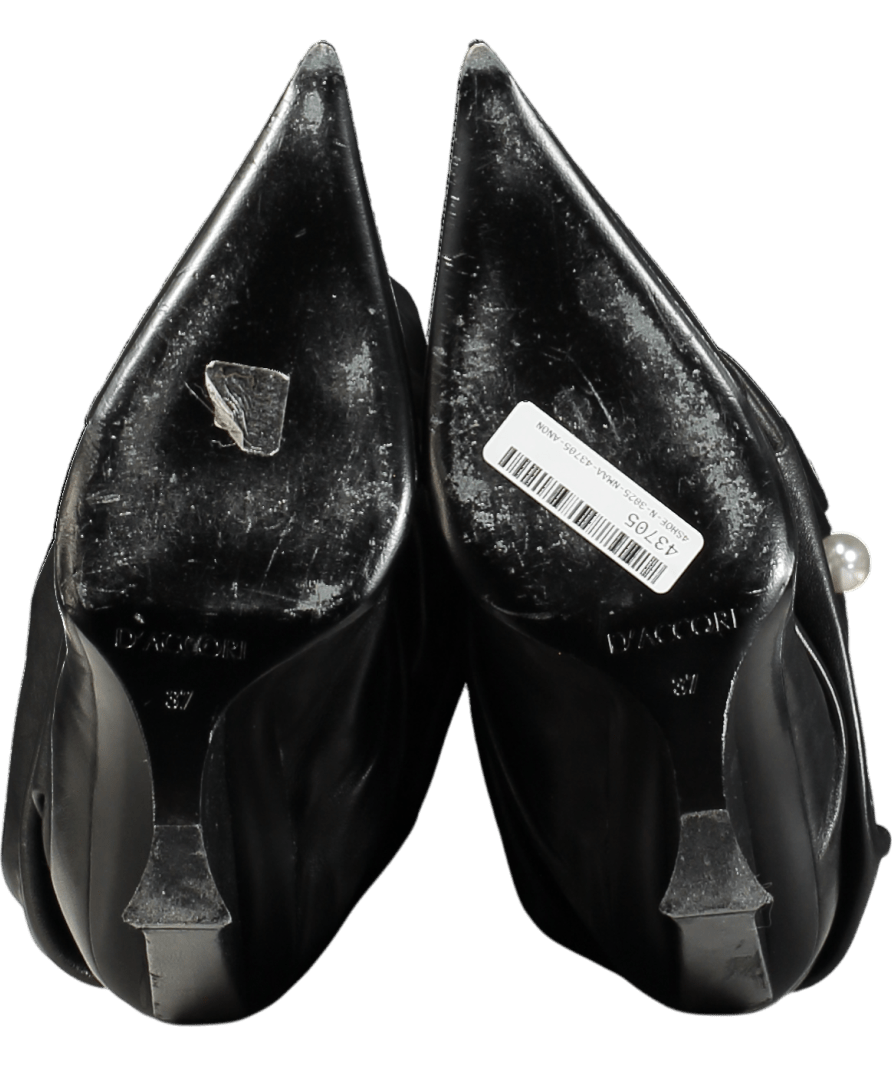 D'Accori Black Arizona Cowboy Boots UK 4 EU 37 👠 - Reliked