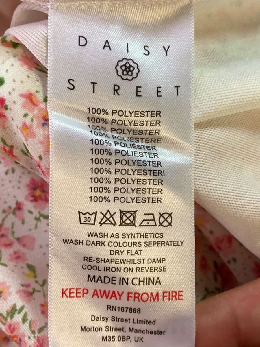 Daisy Street Pink Floral Slip Dress UK 8 - Reliked