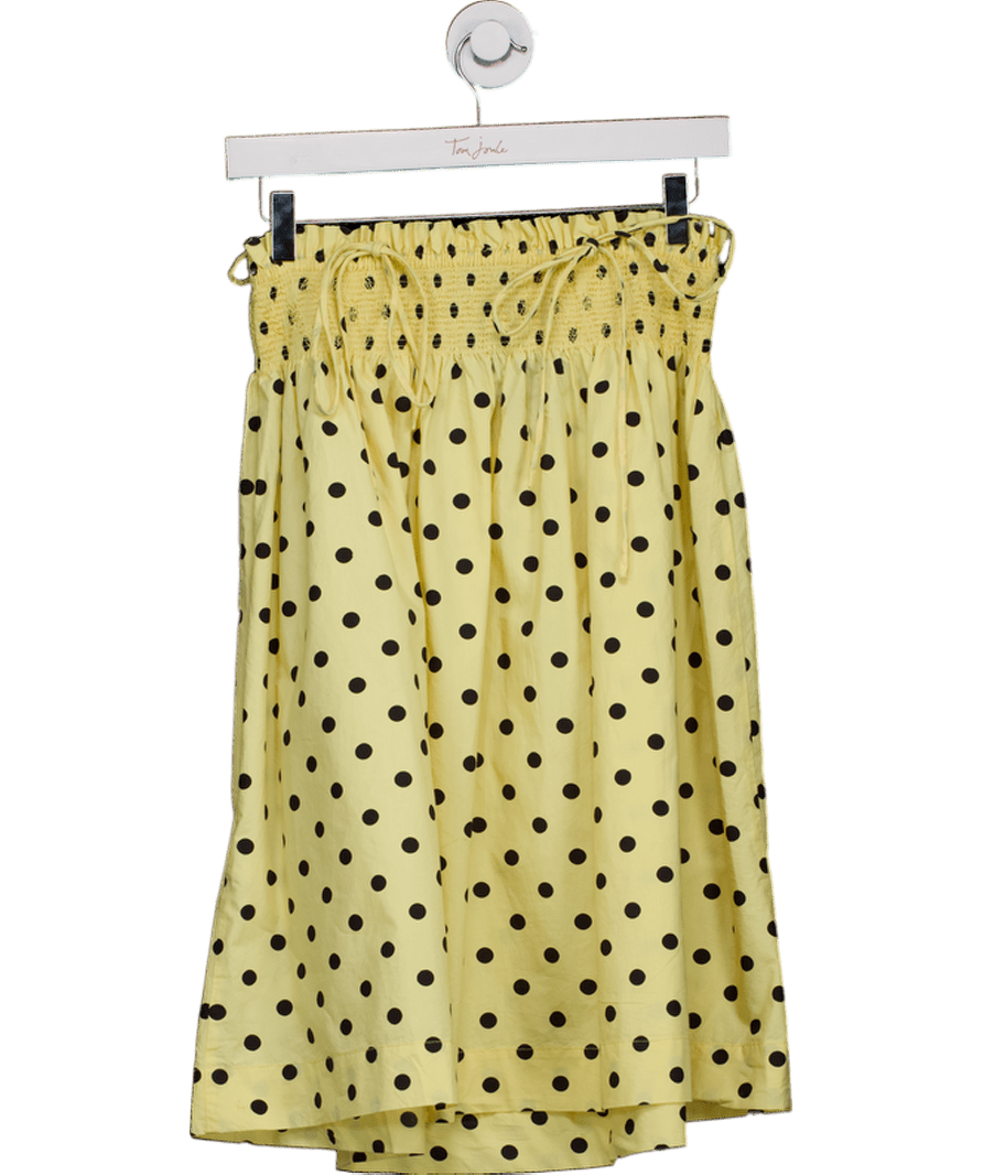 Damson Madder Yellow Lilo Mini Dress - Butter Spot UK 8 - Reliked