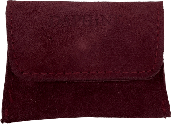 Daphine Red Cleo Necklace 18ct Gold Plated, Cubic Zirconia - Reliked