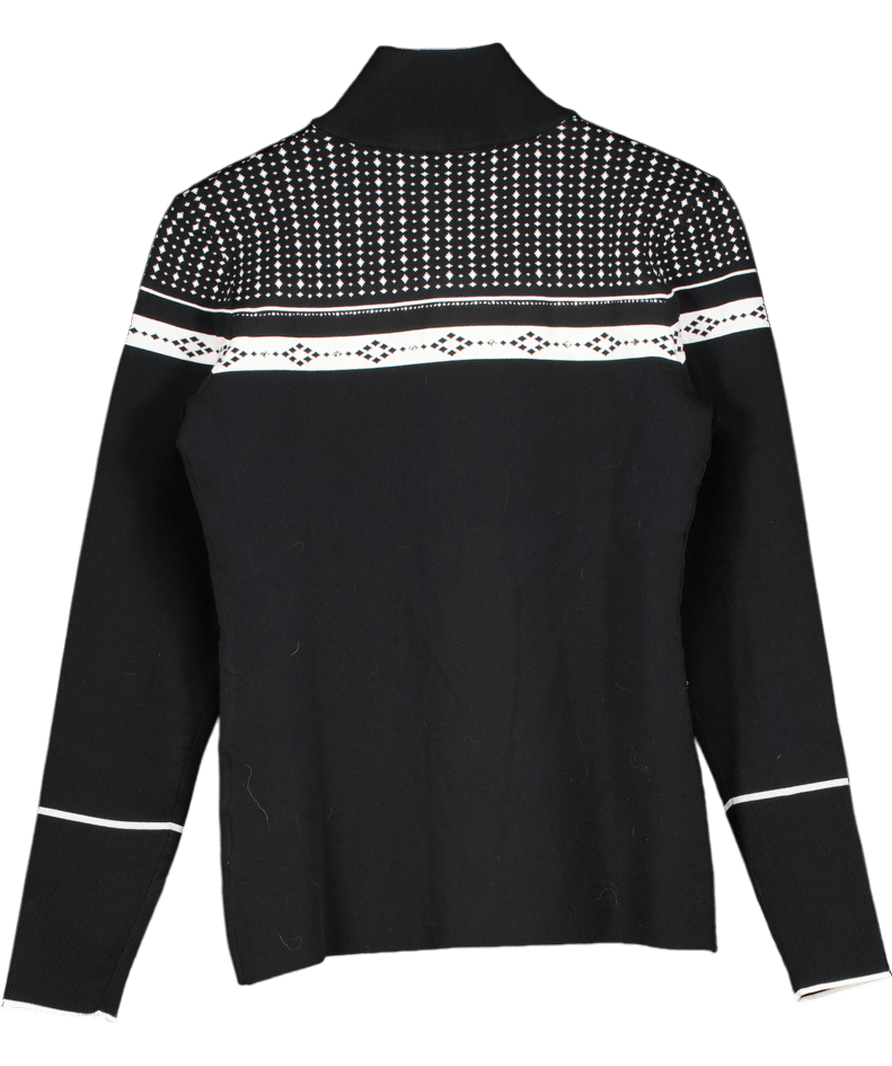 DARE2B Black Zip Up Sweater UK M - Reliked