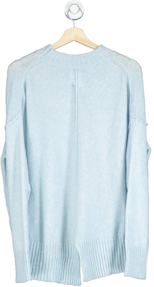 Day Birger et Mikkelsen Pandora Soft Merino Wool Mix Jumper - Blue Melange UK S - Reliked