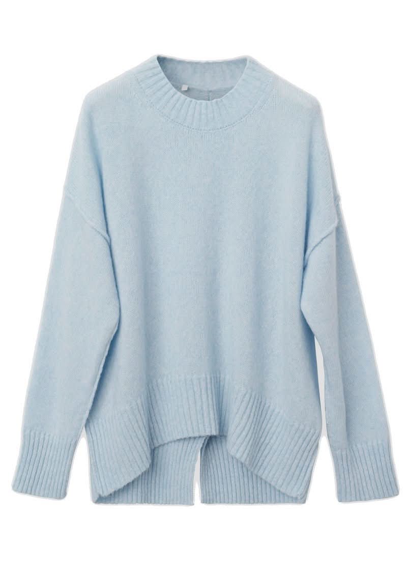 Day Birger et Mikkelsen Pandora Soft Merino Wool Mix Jumper - Blue Melange UK S - Reliked