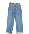 ABERCROMBIE & FITCH Mid- Blue The Loose High Rise Jeans W24