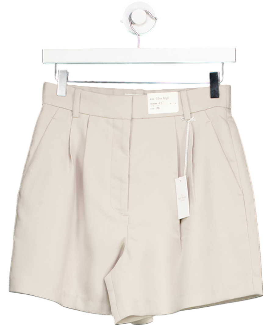 Abercrombie & Fitch Beige A&f Sloane Tailored Short 4.5" Inseam W26