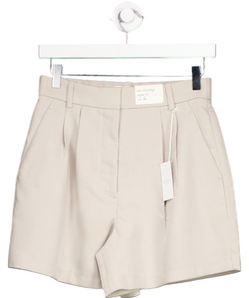 Abercrombie & Fitch Beige A&f Sloane Tailored Short 4.5" Inseam W26