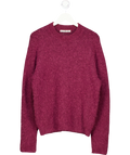Acne Studios Red Brushed-knit Jumper UK S