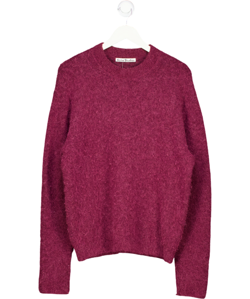 Acne Studios Red Brushed-knit Jumper UK S