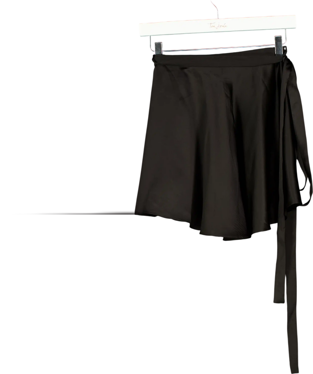Orseund Iris Black Wrap Around Skirt UK XS