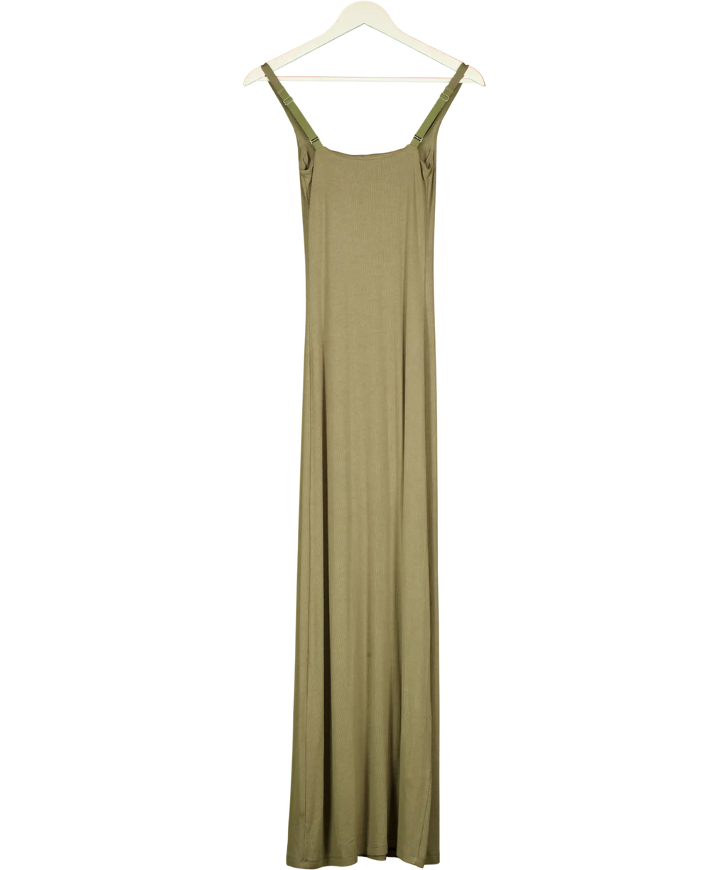 Fax Copy Express Green Maxi Dress UK S