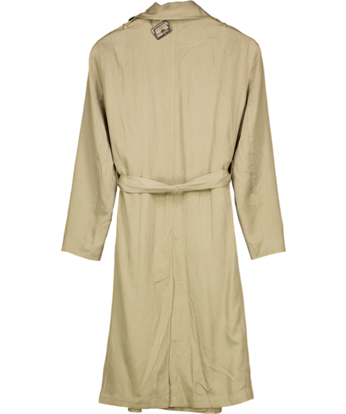 ALLSAINTS Khaki Green Serena Ightweight Trench Coat UK S