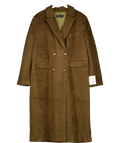 ASOS Green Longline Textured Dad Coat UK M