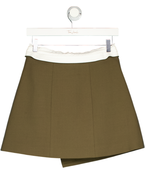 ANNA QUAN Green Darcy Skirt (khaki Green) UK 8