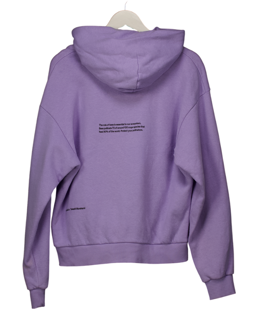 PANGAIA Purple X Bee Wild Organic Cotton Hoodie UK S