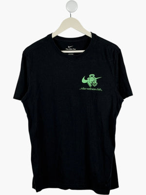 NIKE Black Wellness Club Dri-FIT T-Shirt UK M
