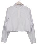 alo yoga White Cropped 1/4 Zip UK M